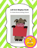 Cow Craft - for Writing, Bulletin Boards,or Art