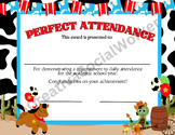 Cow/Farm Theme Certificate of Attendance