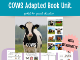 Cow Interactive Adapted Book in two levels for Special ed 