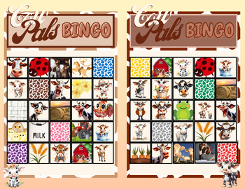 Preview of Cow Pals Bingo Activity - Celebrate Agriculture in the Classroom!
