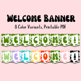 Cow Print Welcome Sign | Printable Classroom Decor | Weste