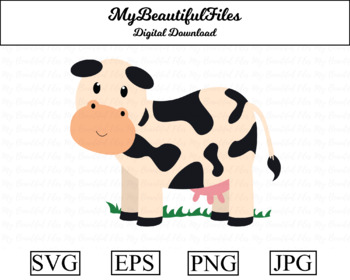 Free Free 319 Baby Cow Face Svg Cartoon Cow Svg SVG PNG EPS DXF File