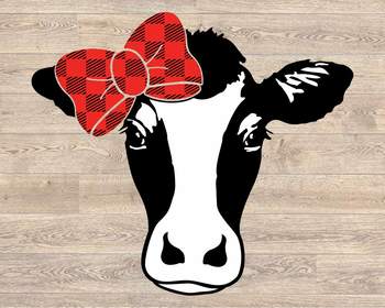 Free Free 237 Baby Cow With Bow Svg SVG PNG EPS DXF File