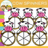 Farm Cow Spinners Clip Art