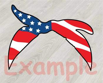 Download Cow Usa Flag Bandana Silhouette Svg Clipart American 4th July 835s By Hamhamart PSD Mockup Templates