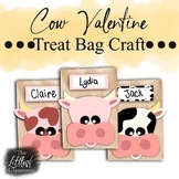 Cow Valentine Treat Bag Craft