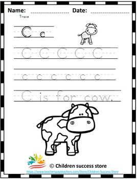 Cow worksheets for kindergarten by Children success store | TPT