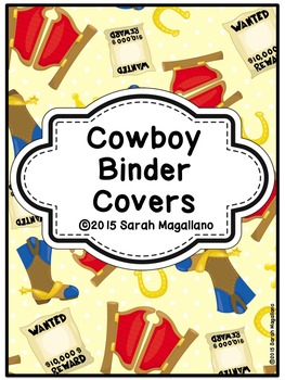 Preview of Cowboy Binder Covers