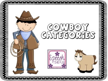 Preview of Cowboy Categories!