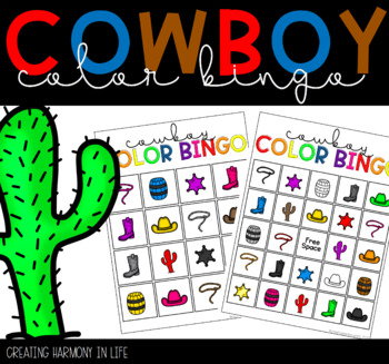 Cowboy Bingo Printable Cards Free
