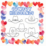 Cowboy Headbands - Hat Paper Crown Printable Wild West Cra