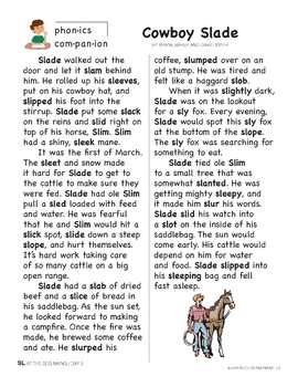 Preview of Cowboy Slade Sample Story