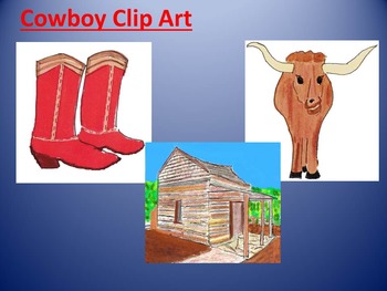 Preview of Cowboy Western Clip Art