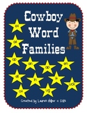 Cowboy Word Family Games