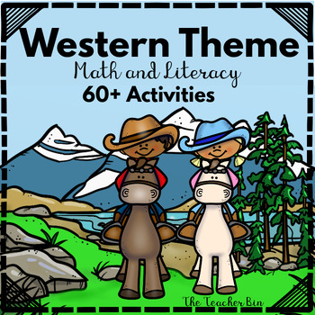 Preview of Western Theme-60+ Activities-Kindergarten-1st