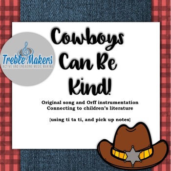 Preview of Cowboys Can Be Kind {freebie!}
