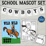 Cowboys School Mascot Set
