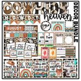 Cowhide Heaven Cow Print Western Aztec Classroom Theme Dec