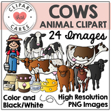 Cows Animal Clipart by Clipart that Cares