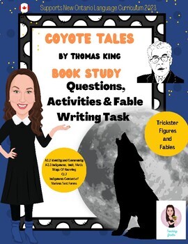 Preview of Coyote Tales. Book Study. Language Curriculum 2023. Print and Go