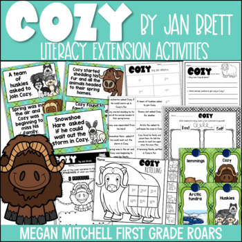 Preview of Cozy Book Companion Activities Reading Comprehension Writing & Craft