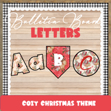 Cozy Christmas Bulletin Board Lettering
