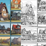 Cozy Houses drawing and Buildings for the end of year!