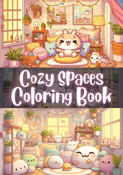 Preview of Cozy Spaces Coloring Book