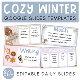Cozy Winter Google Slides Templates