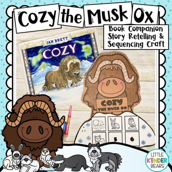 Preview of Cozy the Musk Ox | Winter | Book Companion Craft and Writing