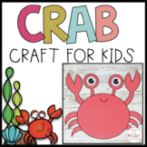 Crab Craft | Ocean Crafts | Ocean Animal Crafts | Sea Craf