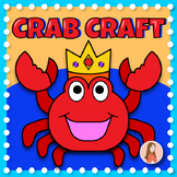 Crab Craft Paper Activity | Summer Bulletin Board | Colori