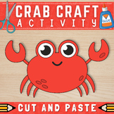 Crab Craft Template | Sea Life Activity | Ocean Animals Cr