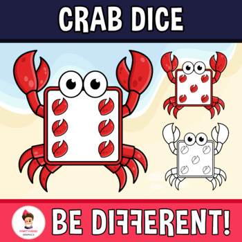 Preview of Crab Dice Clipart