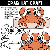 Crab Hat Crown Headband Craft Beach Sea Ocean Animal Theme