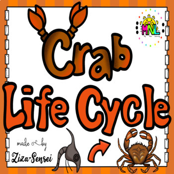 Preview of Crab Life Cycle Science Pack 2nd Grade Flip Book Included