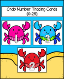 Crab Number Tracing Cards (0-25)