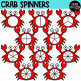 Crab Spinners Clipart - Summer
