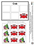 Crab - Task Box Mat 1:1 Object Matching #60CentFinds 1 Pg *oc
