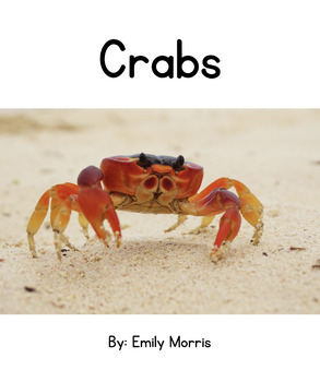 Preview of Crabs - Nonfiction Consonant Blends Decodable Reader