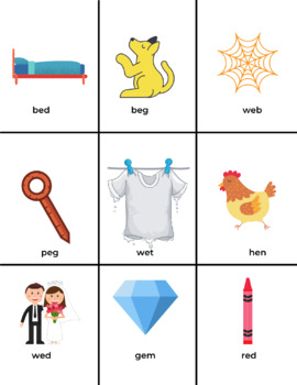 Crack 3 In A Row | Short E Word Families And Blends Game | Word Mapping ...