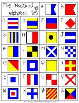 crack the code using nautical flags to decipher summer themed words