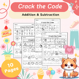 Crack the Code | Addition & Subtraction (0-9) | 10 Pages