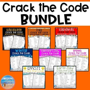 Preview of Crack the Code: Articulation & Language BUNDLE!