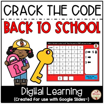 Preview of Crack the Code (Back to School) CODING {Google Slides™}