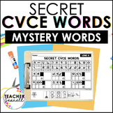 CVCe Secret Words - Silent e Mystery Words Phonemic Awaren