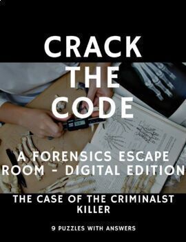 Preview of Crack the Code "Case of the Criminalist Killer" Digital / Remote Escape Room