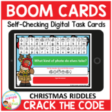 Crack the Code Christmas Riddles Secret Code Boom Cards fo