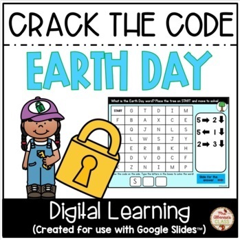 Preview of Crack the Code (Earth Day) CODING {Google Slides™}