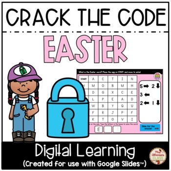 Preview of Crack the Code (Easter) CODING {Google Slides™}